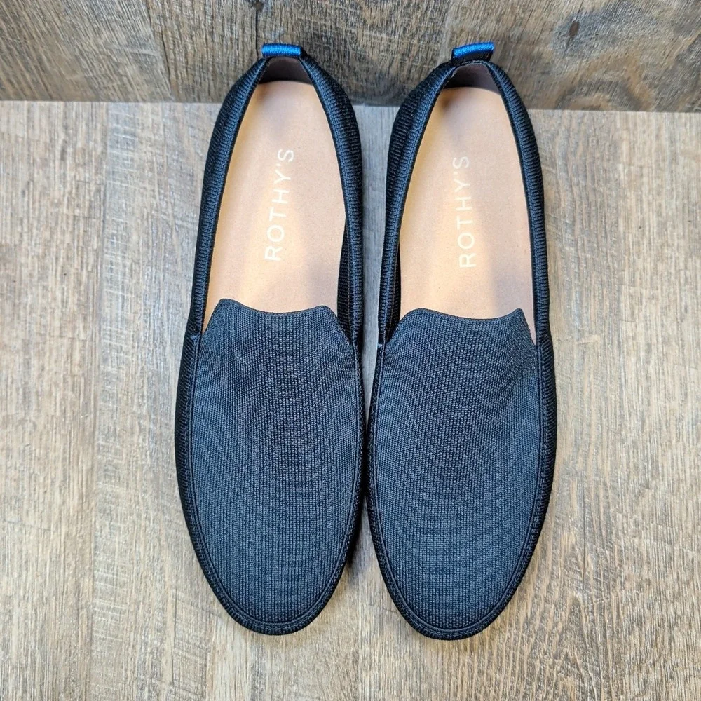 Men's Navy Slip-On Loafers